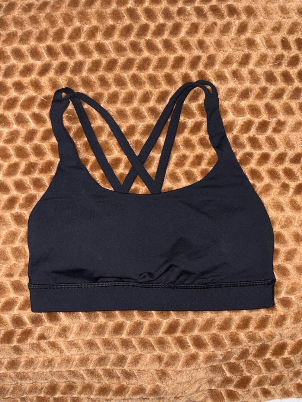 Lululemon Energy Sports Yoga Athletic Bra Black Size S 4 B/C Cup
